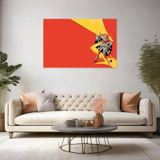 DC Flash Canvas Wall Art Prints: Striking Decor for Superhero Lovers