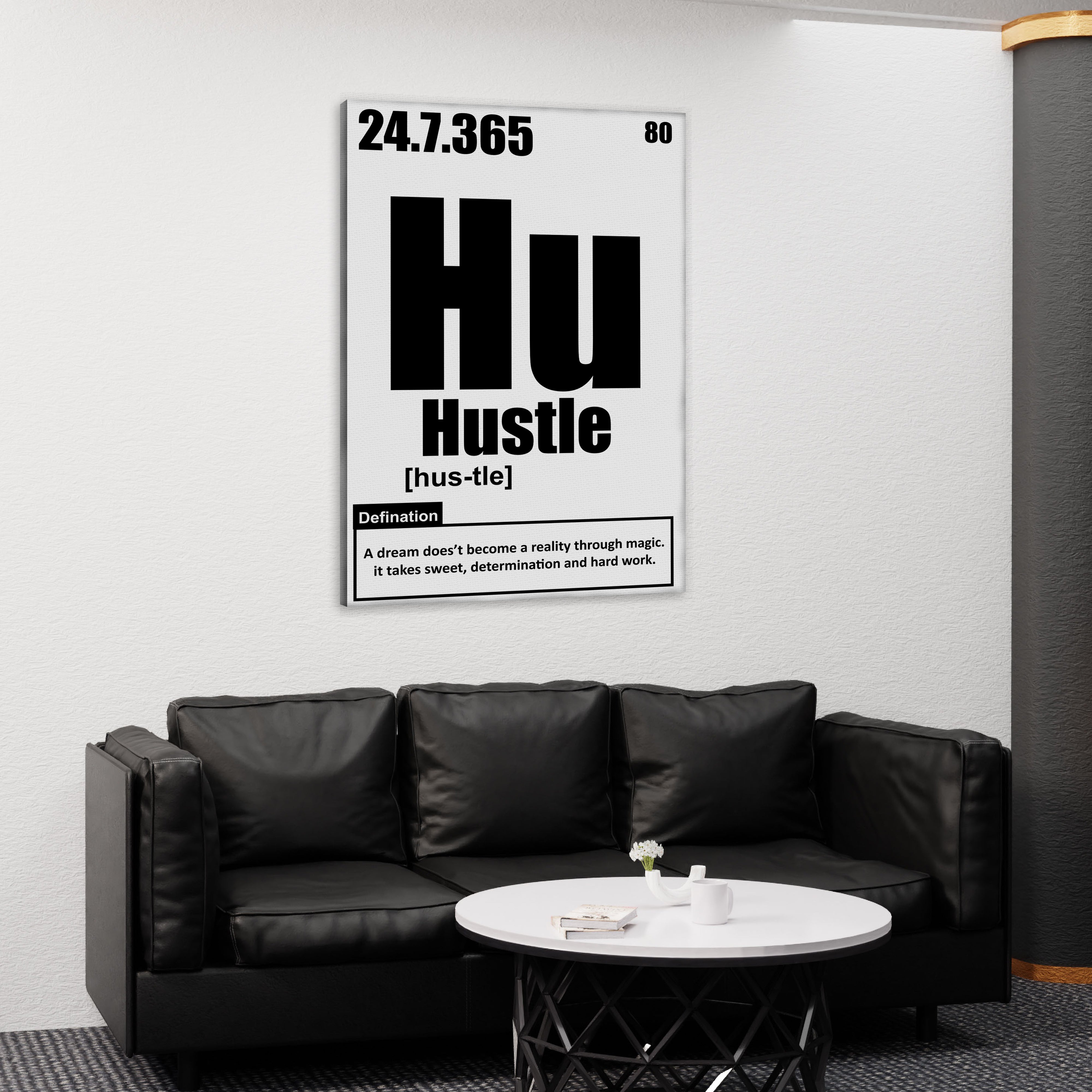 Hustle - Motivational Quotes.