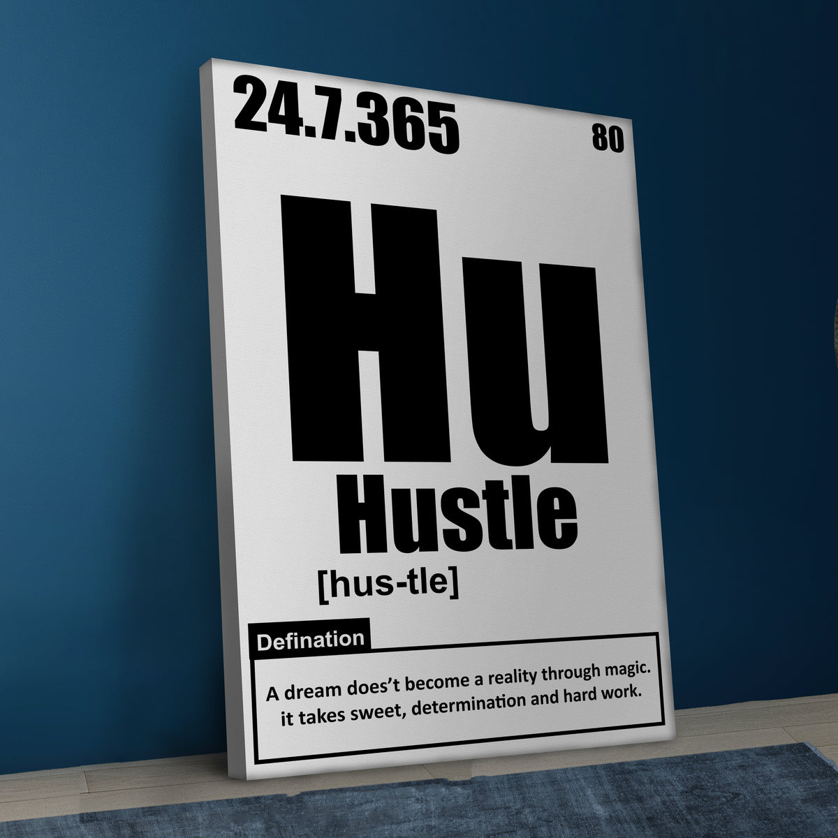 Hustle - Motivational Quotes.