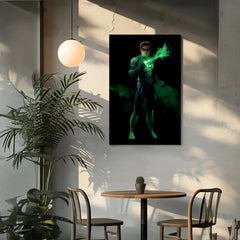 Green Lantern Superhero Canvas Art: Striking Decor for Any Space