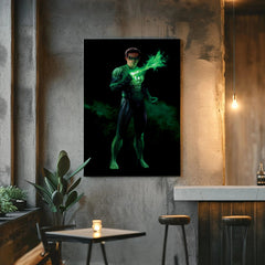 Green Lantern Superhero Canvas Art: Striking Decor for Any Space