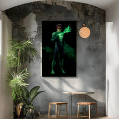 Green Lantern Superhero Canvas Art: Striking Decor for Any Space