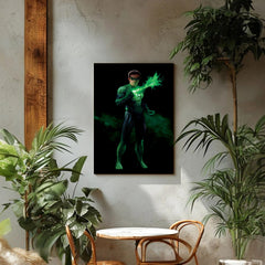 Green Lantern Superhero Canvas Art: Striking Decor for Any Space