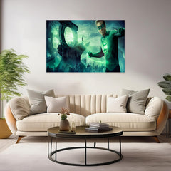 Green Lantern Wall Art Prints: Energize Your Space with Heroic Decor