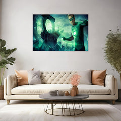 Green Lantern Wall Art Prints: Energize Your Space with Heroic Decor