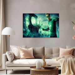 Green Lantern Wall Art Prints: Energize Your Space with Heroic Decor