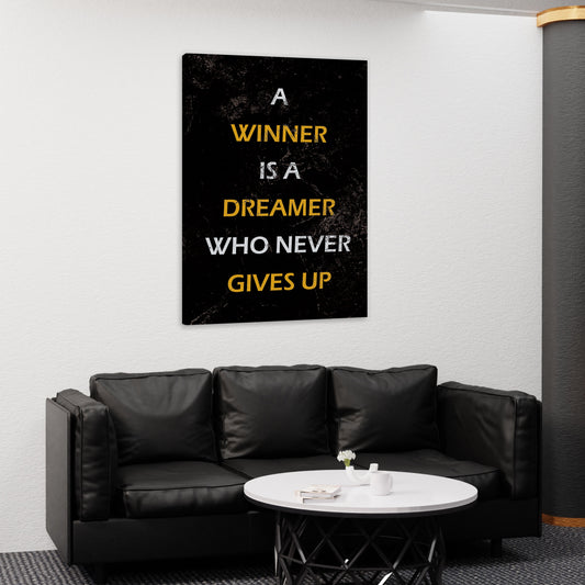 Dreamer Never Gives UP - Motivational Quotes.